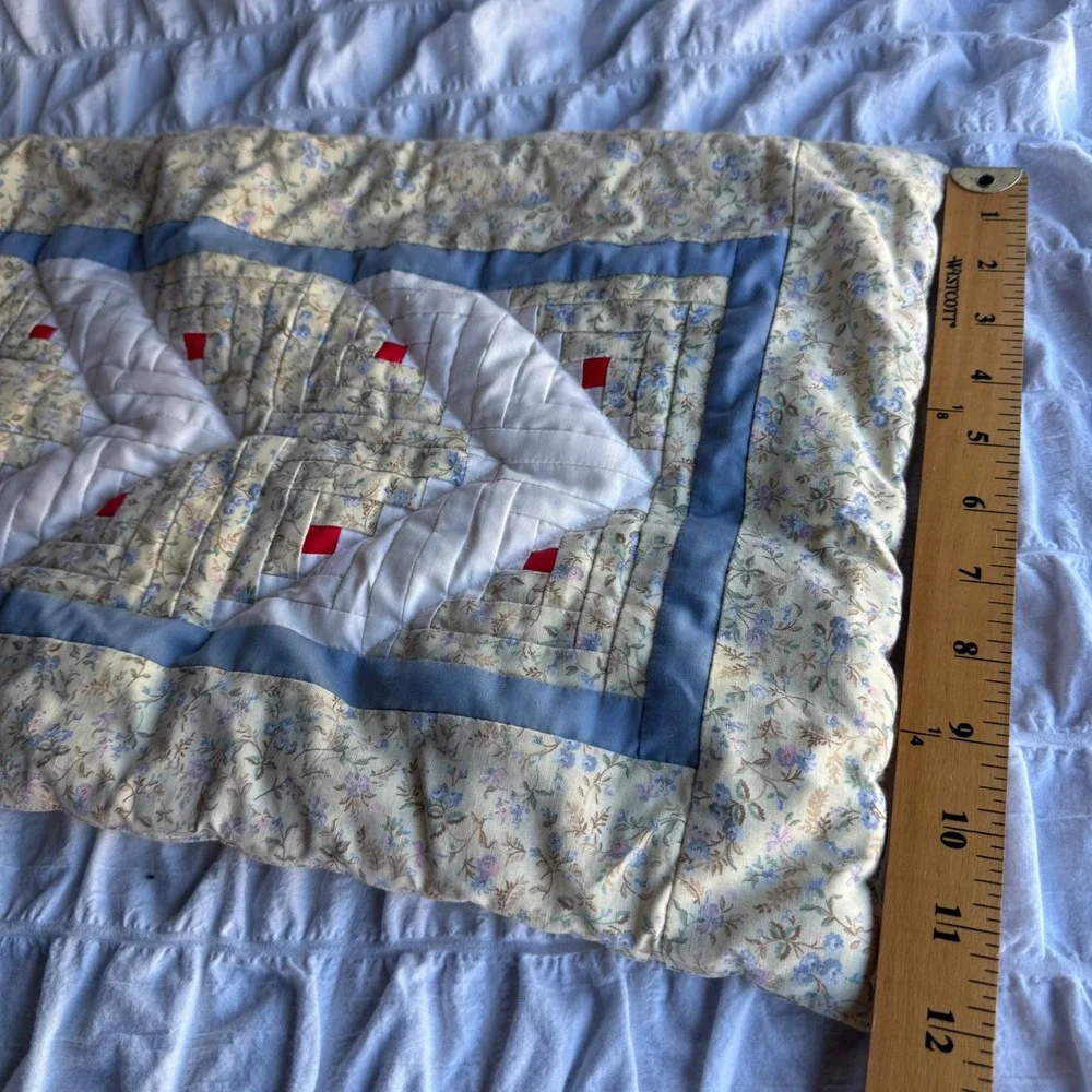 Handmade vintage quilted